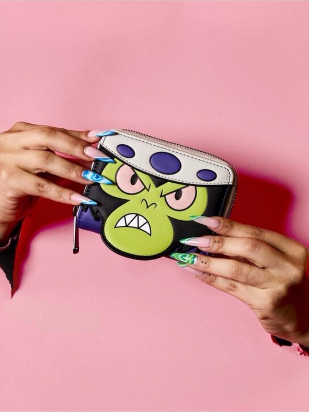 Mojo Jojo After Dark Glow in the Dark Loungefly Wallet NWT Cartoon Network